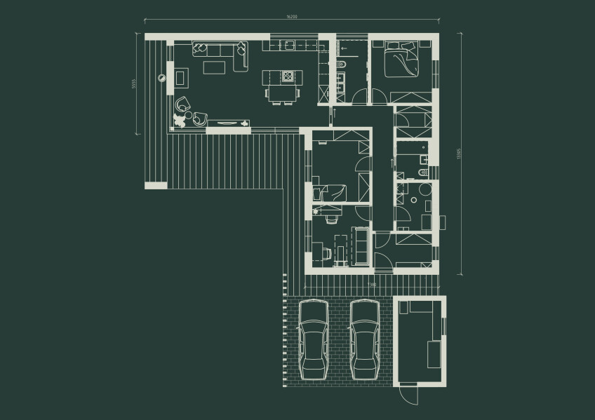 Vítejte v moderním bungalovu s výhledem do přírody